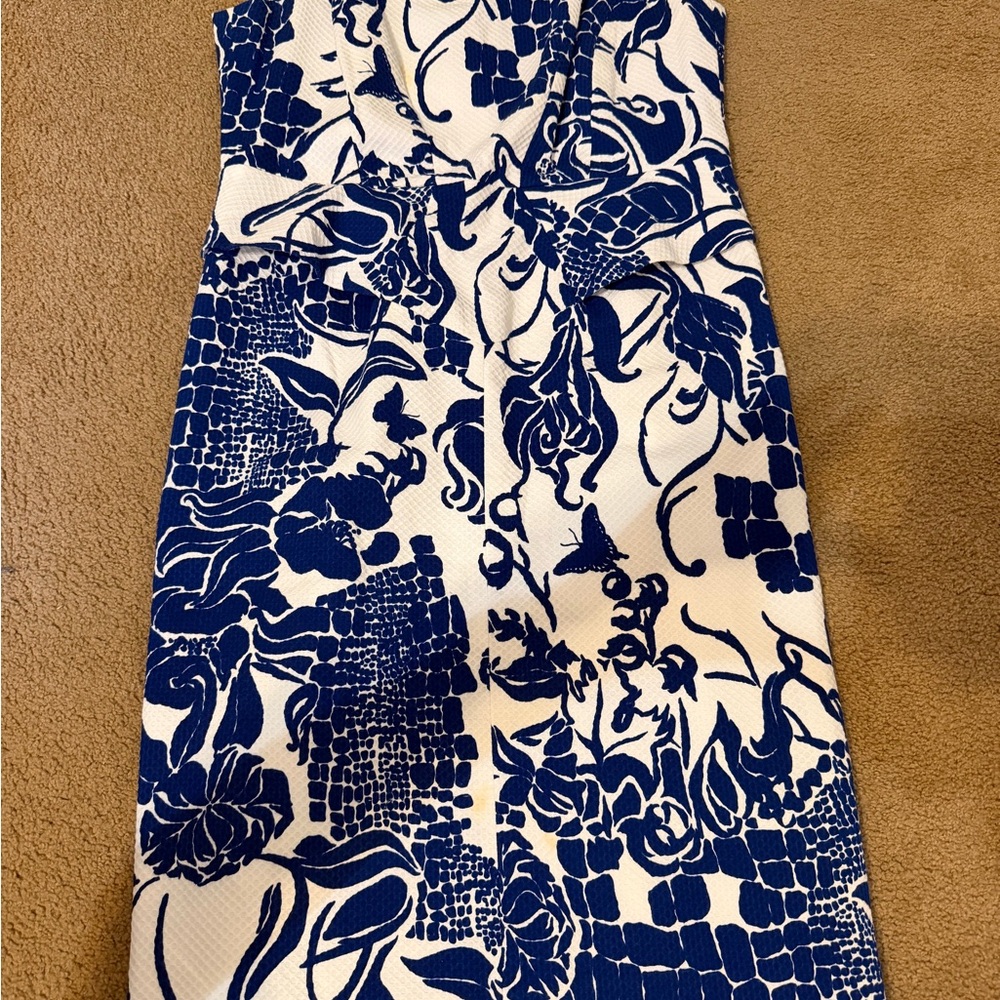 Carlisle Blue & White Floral Dress